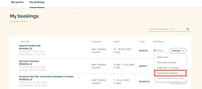 Roadbook Download